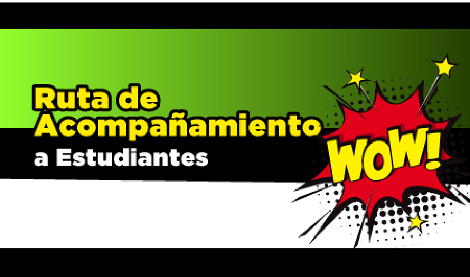 Personas en una mesa con otra personas sosteniendo una hoja que hace alusión al acompañamiento que realiza Bienestar Institucional