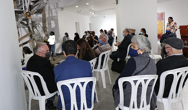 Personas asistentes a la celebración de los 55 años del museo