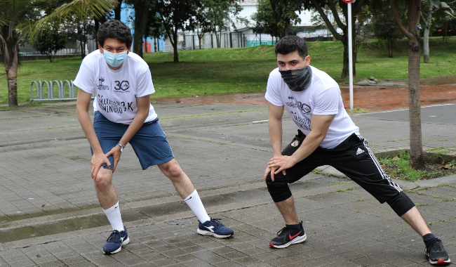 Colaboradores participaron de la Maratón UNIMINUTO 3K.