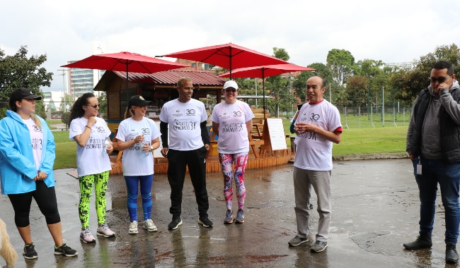 Colaboradores participaron de la Maratón UNIMINUTO 3K.