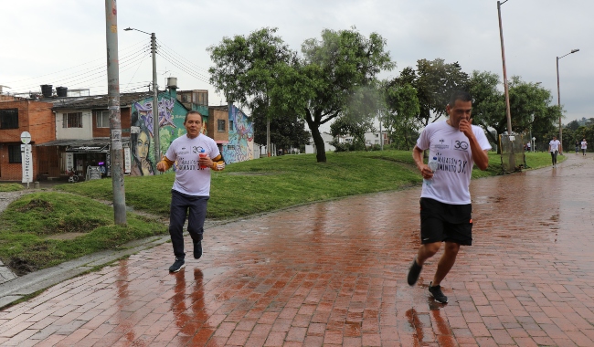 Colaboradores participaron de la Maratón UNIMINUTO 3K.