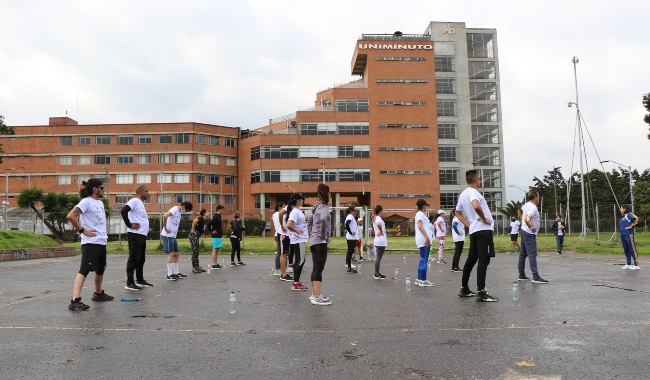 Colaboradores participaron de la Maratón UNIMINUTO 3K.