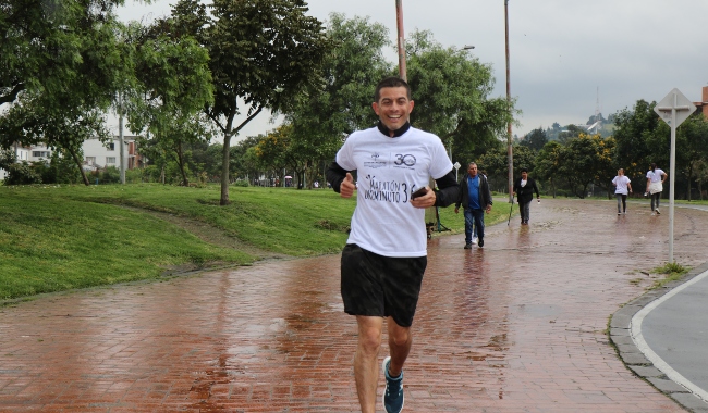 Colaboradores participaron de la Maratón UNIMINUTO 3K.