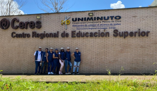 Estudiantes de la Rectoría Orinoquía en territorio