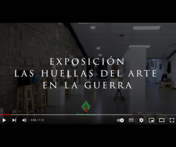 video Las huellas del arte en la guerra recorre Bogotá