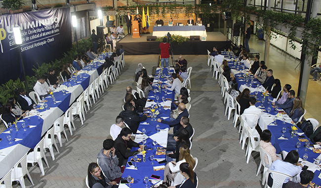 Asistentes al banquete del millón