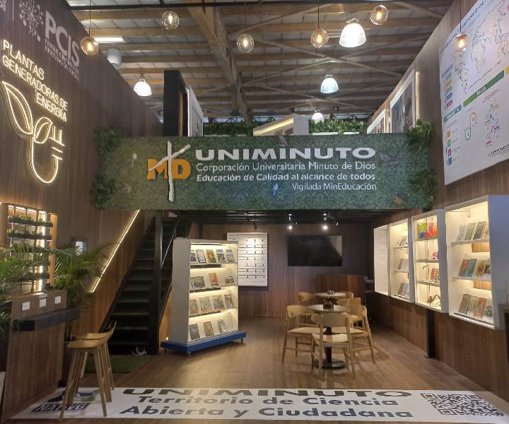 Stand de UNIMINUTO en la Feria del Libro (Filbo) Stand de UNIMINUTO en la Feria del Libro (Filbo)