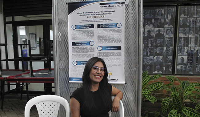 Exposición de estudiante