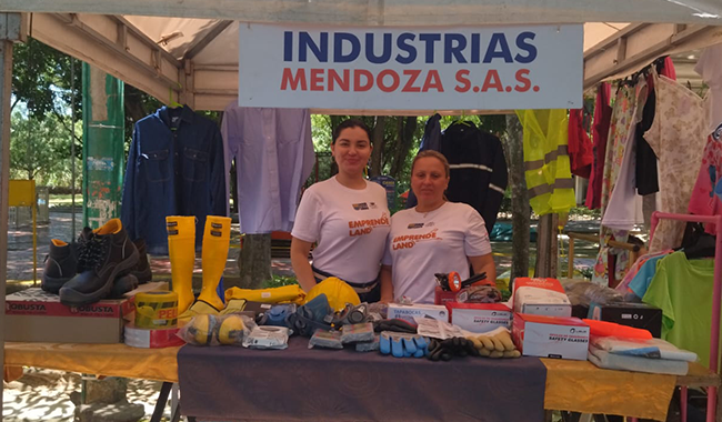 Seis Emprendimientos apoyados por el programa MD Micronegocios  participaron de la feria Agropecuaria y Equina