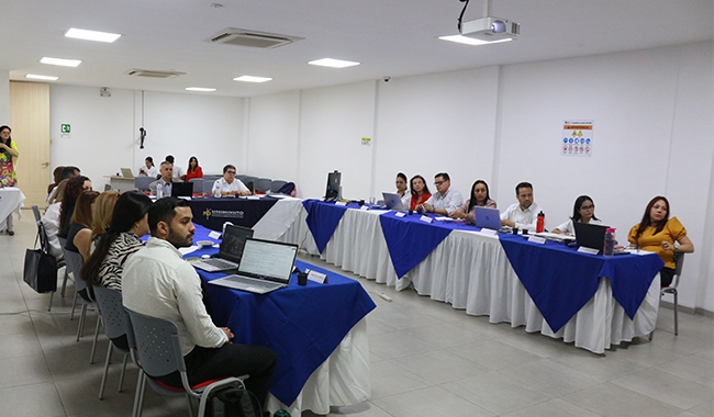  Rectoría Santanderes recibe visita de pares académicos para la apertura del nuevo programa Especialización En Gestión Tributaria