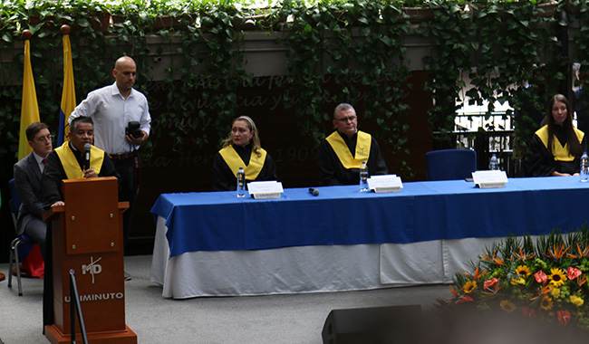 Discurso del rector de UNIMINUTO en ceremonia de graduación