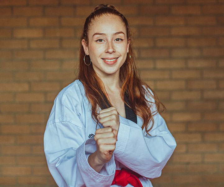 Mariana Henao Gutiérrez, taekwondista de UNIMINUTO