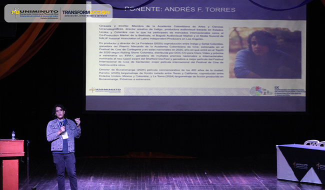 Ponente Congreso, Mg. Andrés Felipe Torres Montaguth – Índigo Cine - Colombia