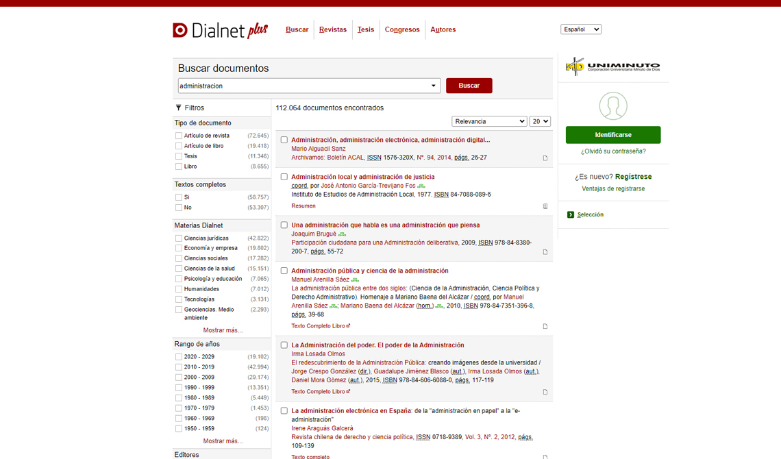 Dialnet Plus