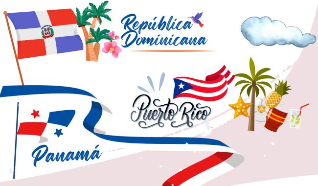 República Dominicana, Panamá, Puerto Rico