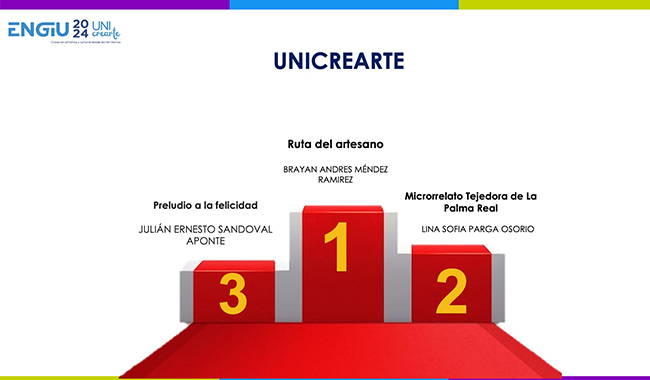 Ganadores UNICREARTE