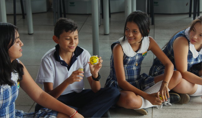 Estudiantes de colegio villavicencio