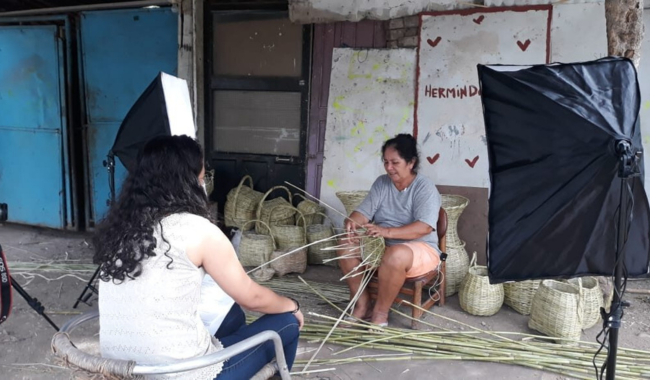 Proceso de producción del proyecto Tejiendo memorias construyendo territorios