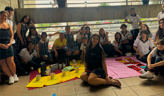 Estudiantes de la escuela de liderazgo