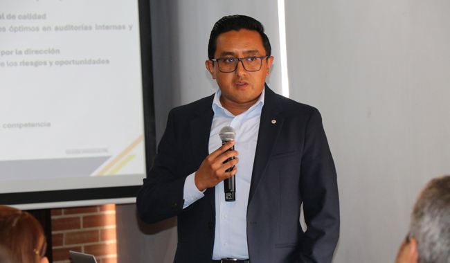 Director de Planeación y Desarrollo de UNIMINUTO Bogotá en rendición de cuentas 2023