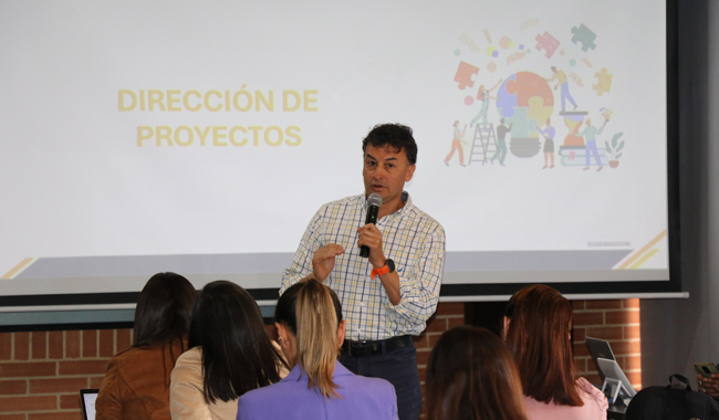 Director de Proyectos de UNIMINUTO Bogotá en rendición de cuentas 2023