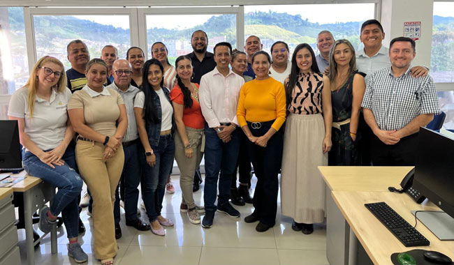 Visita del personal de la Universidad Politécnica Estatal del Carchi Ecuador, en nuestro Centro Universitario Chinchiná