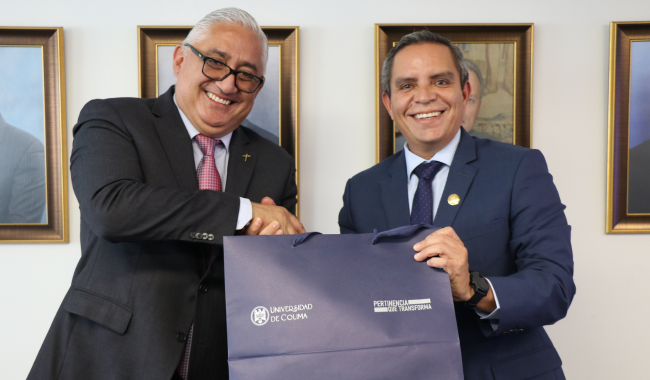 Rectores de UCOL y de UNIMINUTO Bogotá