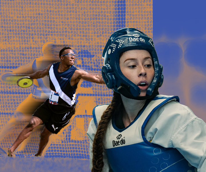 Dos estudiantes de UNIMINUTO compitiendo en los Juegos Nacionales ASCUN 2024.