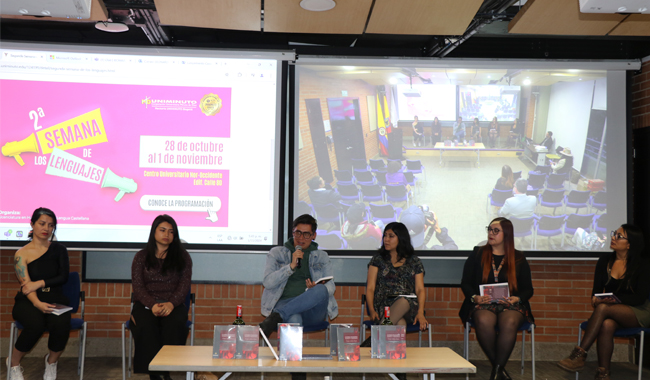 Profesores UNIMINUTO en el Lanzamiento del libro Cosechando Sueños y Memorias