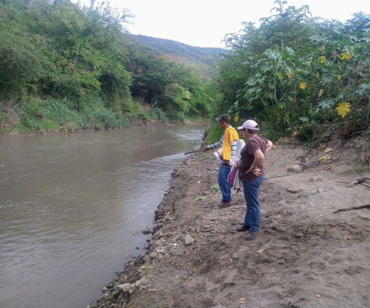 Trabajo de campo del proyecto de gobernanza del agua. 