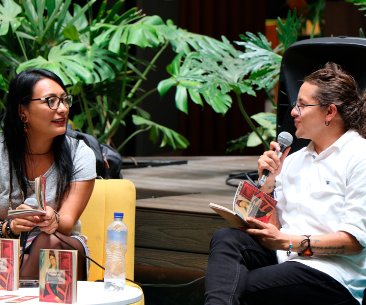 Profesores UNIMINUTO Bogotá exponiendo en la Segunda Semana de los Lenguaje