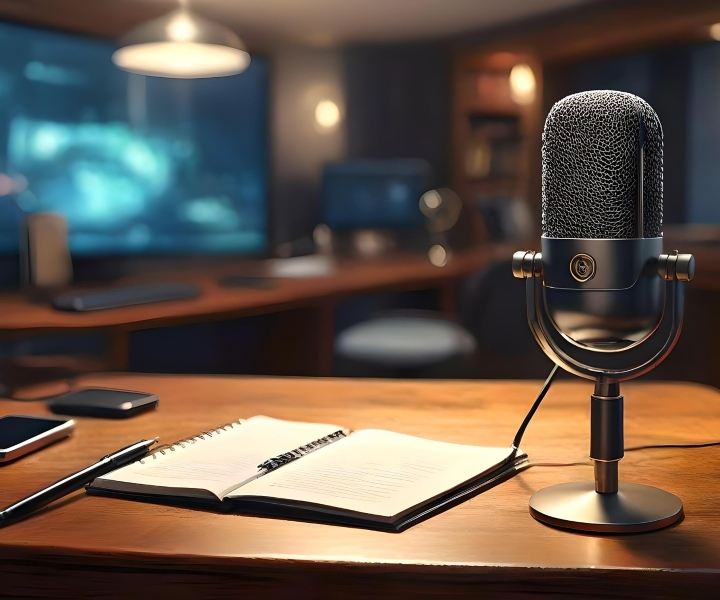 Micrófono para podcast