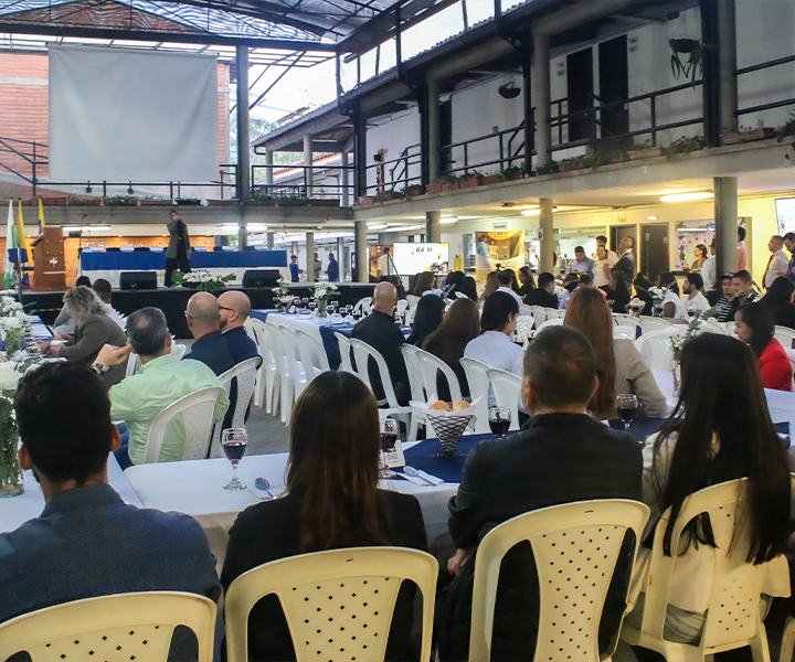 Asistentes del banquete del millón.