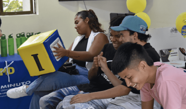 Estudiantes y profesores tuvieron un espacio de esparcimiento para conocerse y disfrutar de las actividades programadas.