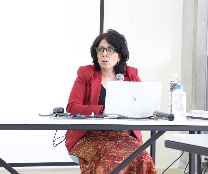 Dra. Sonia María Gómez Puente dictando conferencia