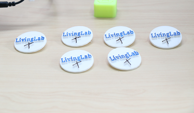 Souvvenirs para los invitados en el Lanzamiento del LivingLab