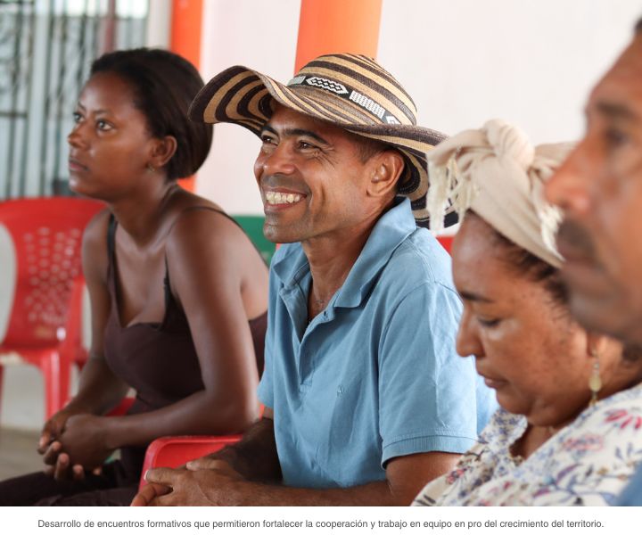 Desarrollo de encuentros formativos que permitieron fortalecer la cooperación y trabajo en equipo en pro del crecimiento del territorio.