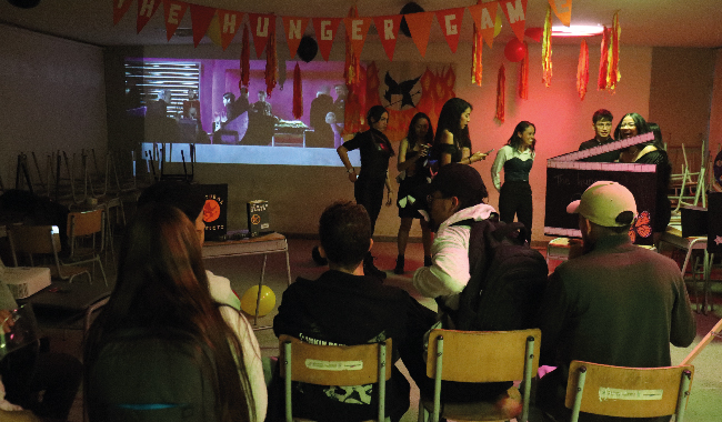 Muestra cultural de estudiantes