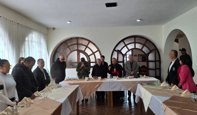 Almuerzo de inauguración del Centro Universitario en Chiquinquirá