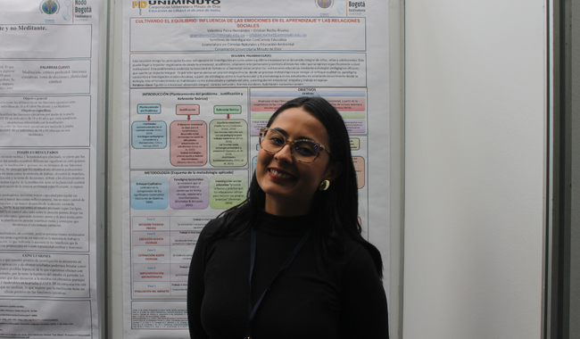 Estudiante investigadora de los semilleros de investigación UNIMINUTO