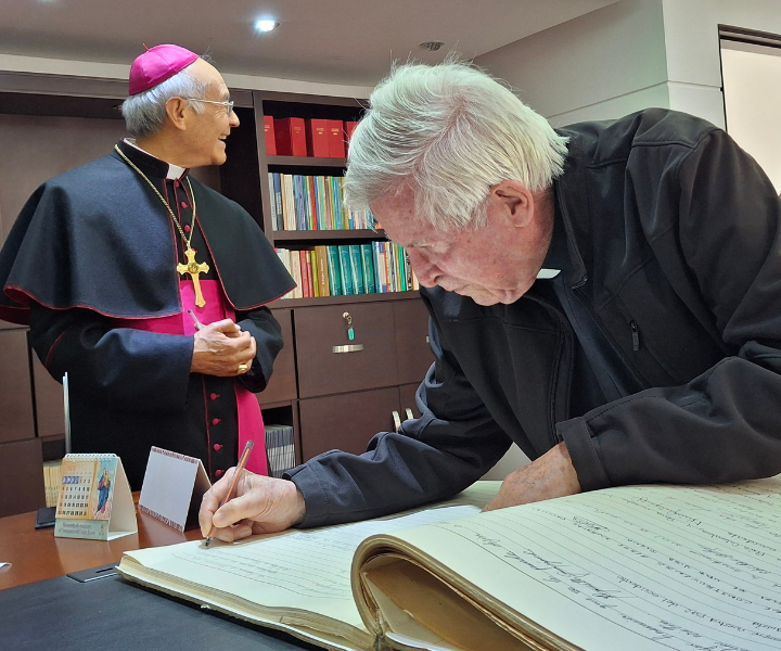 Firma de la alianza entre UNIMINUTO y la Diócesis de Chiquinquirá