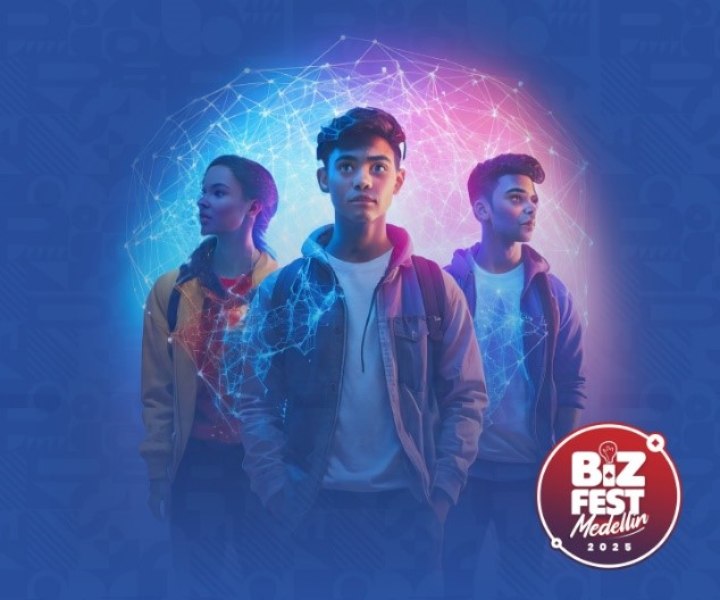 Foto de jóvenes creada con IA