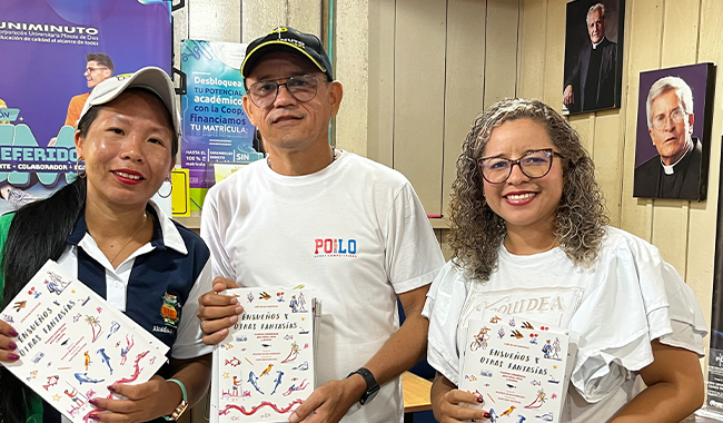 Estudiante y personal administrativo UNIMINUTO Mitú