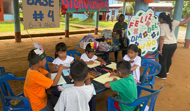 Desarrollo de actividades celebración del Día de la Niñez