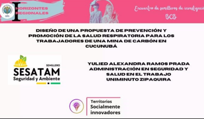 Diapositiva de presentación donde se muestra logo Sesatam. 