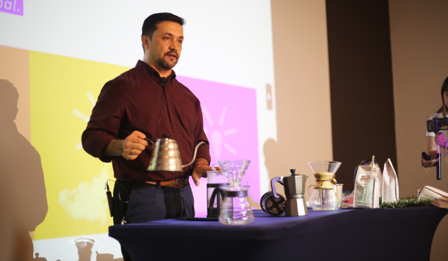 Show de barismo a cargo de Rouillé Coffee