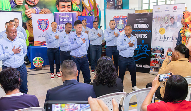 Cerca de 17 privados de la libertad participaron de este espacio, adelantando acciones de emprendimiento