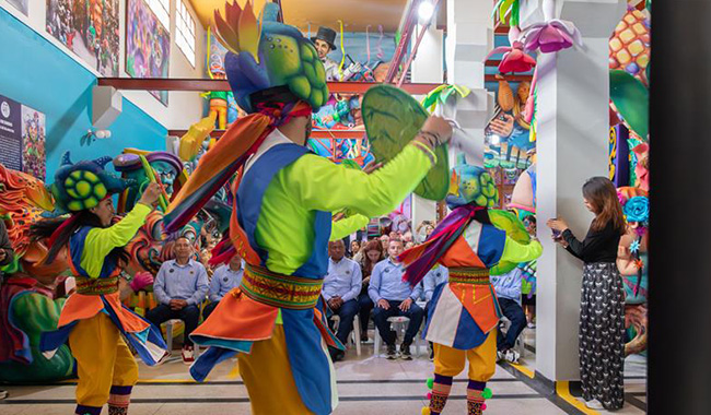 Este espacio de socialización el proyecto Liberladb se adelantó en la Casa del Carvanal, un espacio idóneo y lleno de color