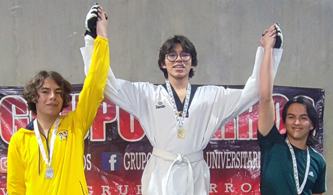 Justin Stiven Guavara Moreno - pódium primer lugar