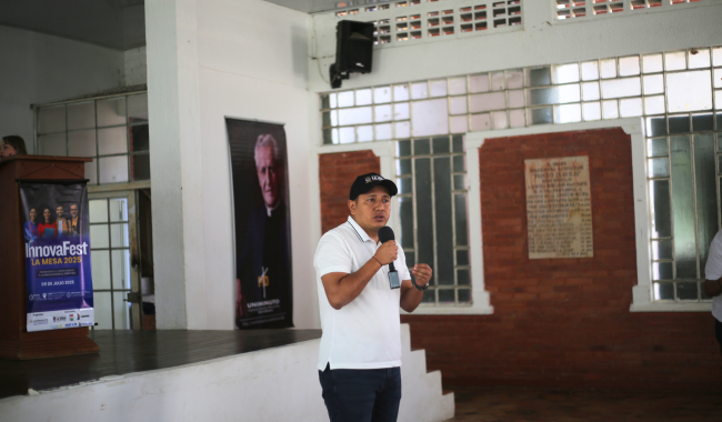 Daniel Gómez, alcalde (e) y secretario de Educación del municipio. 
